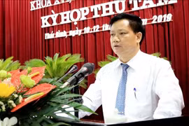 Đồng chí Nguyễn Khắc Thận được bầu làm Phó Chủ tịch UBND tỉnh Thái Bình