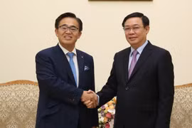 Phó Thủ tướng Vương Đình Huệ tiếp Thống đốc tỉnh Aichi, Nhật Bản