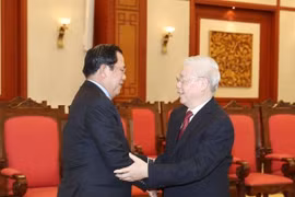 Tổng Bí thư, Chủ tịch nước Nguyễn Phú Trọng tiếp Thủ tướng Campuchia Hun Sen