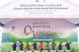 Vinamilk khởi công Tổ hợp “Resort” bò sữa organic tại Lào