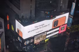 Google Pixel 4 lộ diện qua quảng cáo tại Quảng Trường Thời Đại