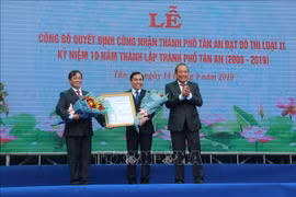 Thành phố Tân An sẽ vươn lên ngang tầm với các đô thị trong khu vực và cả nước