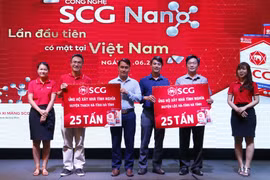 SCG Việt Nam hỗ trợ Hà Tĩnh 50 tấn xi măng xây nhà tình nghĩa cho hộ nghèo