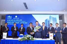 Novaland ký kết hợp tác chiến lược với nhà thầu xây dựng Lotte E&C
