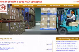 CTCP Y Dược phẩm Vimedimex bị phạt và truy thu hơn 1 tỷ đồng