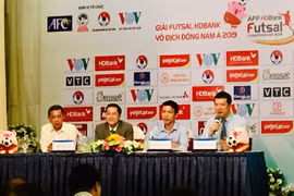 Tuyển futsal Việt Nam đặt mục tiêu vào top 3 ở giải Futsal HDBank Đông Nam Á 2019