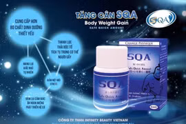 Cảnh báo sản phẩm tăng cân SQA lưu hành bất hợp pháp trên thị trường