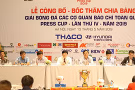 Giải bóng đá các cơ quan báo chí toàn quốc khởi tranh vào cuối tháng 5