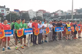 Khai mạc giải bóng đá Hội Nhà báo TP Hà Nội mở rộng lần thứ 25