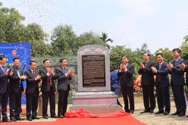 Những hình ảnh đẹp về Lễ Kỷ niệm 70 năm và khánh thành Bia Di tích tích quốc gia Trường dạy làm báo