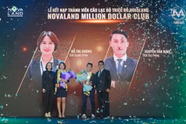 Novaland Million Dollar Club giới thiệu 2 thành viên đầu tiên