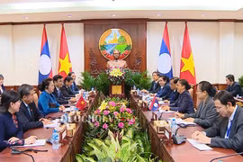 Chủ tịch Quốc hội Nguyễn Thị Kim Ngân hội đàm với Chủ tịch Quốc hội CHDCND Lào Pany Yathotou