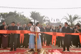 Lễ khánh thành Chợ Đa là ngày vui chung của cư dân biên giới hai nước Việt Nam-Campuchia
