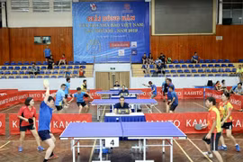 Đã xác định được 2 đội lọt vào vòng chung kết nội dung thi đấu Đồng đội nam
