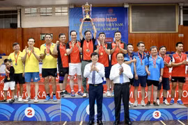 Bế mạc Giải Bóng bàn Cúp Hội Nhà báo Việt Nam lần thứ XIII - năm 2019