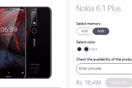Nokia 6.1 Plus phiên bản RAM 6 GB được bán ra tại Ấn Độ