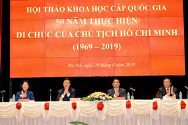 Hội thảo 50 năm thực hiện Di chúc thiêng liêng của Chủ tịch Hồ Chí Minh
