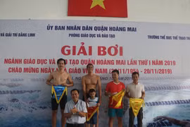 Quận Hoàng Mai, Hà Nội: Lần đầu tiên tổ chức Giải bơi phong trào ngành giáo dục