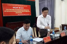 Thanh Hóa: Họp báo thông tin cưỡng chế đất tại Sầm Sơn