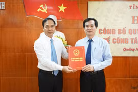 Quảng Ninh bổ nhiệm lãnh đạo nhiều sở và địa phương