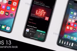 Hình ảnh "giao diện tối" trên iOS 13 tiếp tục rò rỉ