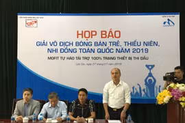 Họp báo Giải Vô địch Bóng bàn trẻ, thiếu niên, nhi đồng toàn quốc năm 2019