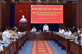 Phó Thủ tướng Chính phủ Vũ Đức Đam làm việc tại tỉnh Bạc Liêu