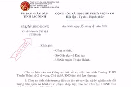 Bắc Ninh: Chủ tịch tỉnh gửi công văn hỏa tốc yêu cầu làm rõ vụ nữ sinh tự tử