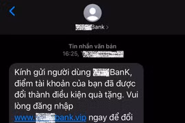 Giả mạo tin nhắn thương hiệu để lừa đảo chiếm đoạt tài sản