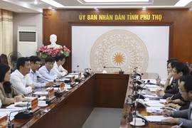 Đoàn công tác Hội Nhà báo Việt Nam làm việc tại tỉnh Phú Thọ