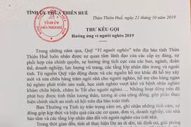 Bí thư Thừa Thiên Huế kêu gọi ủng hộ người nghèo thuộc DA di dời Kinh thành Huế