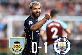 Thắng nhọc Burnley, Manchester City trở lại ngôi đầu bảng xếp hạng