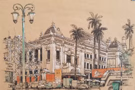 Hành trình ký họa Châu Á đến Hà Nội