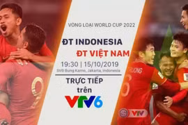 Khán giả Việt Nam được xem miễn phí trận Indonesia – Việt Nam