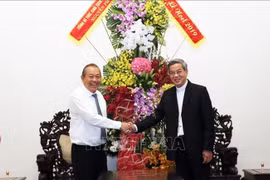 Phó Thủ tướng Trương Hòa Bình chúc mừng giáng sinh tại TP Hồ Chí Minh và Tiền Giang
