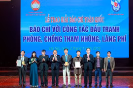 35 tác phẩm đoạt Giải " Báo chí toàn quốc về phòng, chống tham nhũng, lãng phí" lần thứ hai