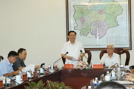 Đoàn kiểm tra của Bộ Chính trị kiểm tra công tác cán bộ tại tỉnh Bình Phước