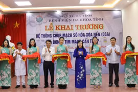 Hà Tĩnh: Khai trương Hệ thống chụp mạch số hóa xóa nền (DSA) và đơn vị can thiệp tim mạch