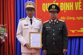Thượng tá Nguyễn Quốc Toản được bổ nhiệm giữ chức Giám đốc Công an tỉnh Bắc Giang