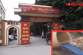 Hà Đông (Hà Nội): Xưởng dệt vô tư xả thải, "nhuộm màu" lòng sông Nhuệ