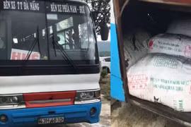Phát hiện xe khách chở gần nữa tấn mỡ không rõ nguồn gốc từ Đà Nẵng ra Huế