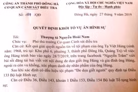 Quảng Trị: Một đối tượng bị khởi tố vì đăng tin đe dọa giết người trên Facebook