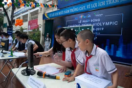 Hơn 10.000 học sinh cả nước tranh tài cấp quốc gia Violympic 2018-2019