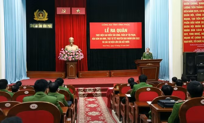 vinh phuc ra quan dam bao trat tu an toan giao thong trat tu xa hoi hinh 1