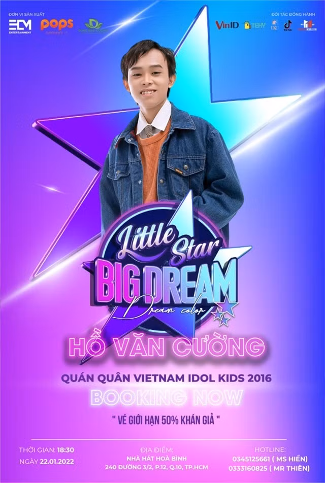 ho van cuong tro lai showbiz tai xuat trong little star big dream 2022 hinh 1