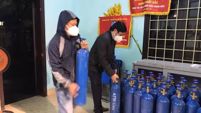 hoi doanh nhan tre viet nam trien khai mo hinh atm o xy ho tro dieu tri f0 tai hue hinh 1