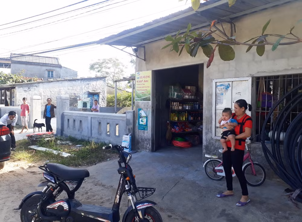 Thửa đất mà ông Trần Văn Nam và ông Văn Tiến Dũng ở tại thôn Thâm Khê, xã Hải Khê, huyện Hải Lăng, tỉnh Quảng Trị đang tranh chấp. (Ảnh: Cái Văn Long).