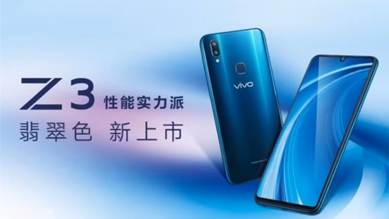 Vivo Z3 được bổ sung thêm màu xanh ngọc.