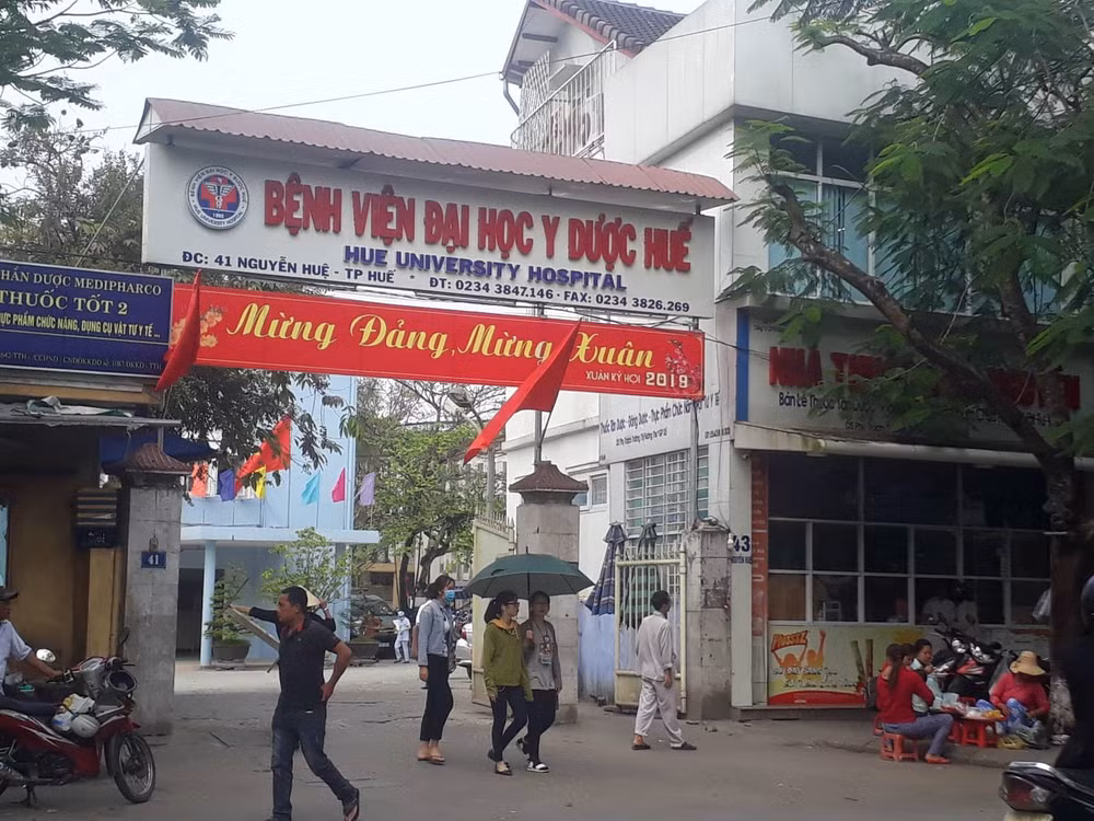 Bệnh viện Đại học Y dược Huế (Ảnh: Cái Văn Long).