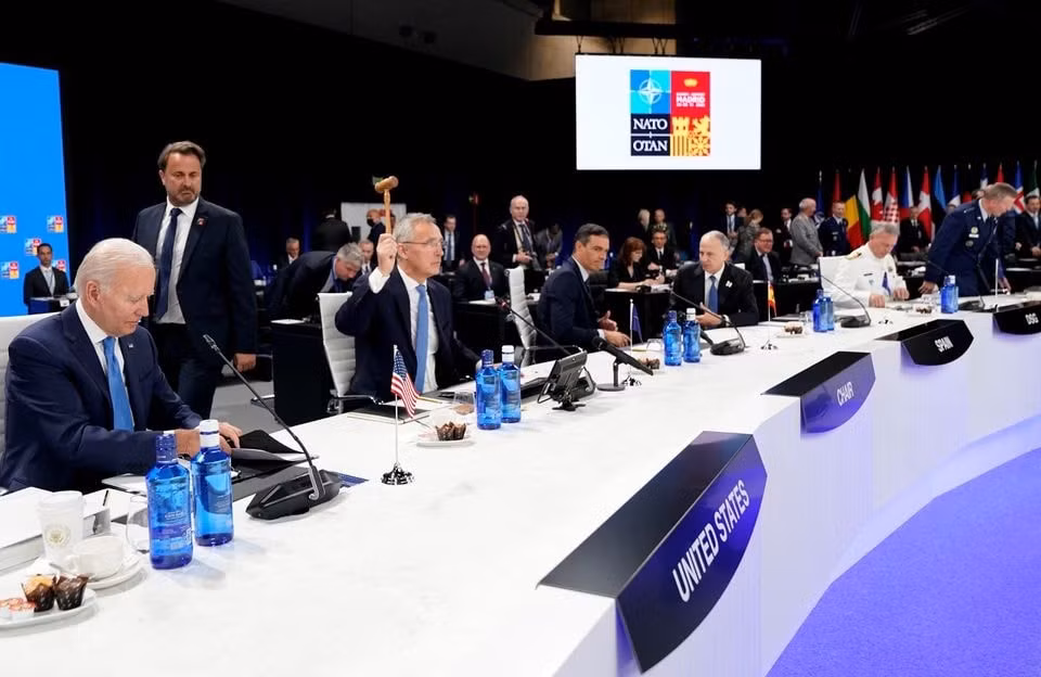 NATO công bố các khái niệm chiến lược mới trong hội nghị thượng đỉnh ở Madrid vào ngày 29/6. Ảnh: Reuters